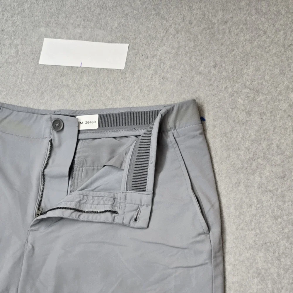 Under Armour Men Activewear Shorts 38 Gray Nylon Polyester Chino Heatgear READ